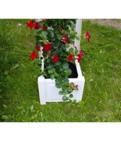 KHW Kunststoff-Pflanzkasten Mit Spalier, 43 X 43 X 140 Cm 17 KHW Kunststoff-Pflanzkasten Mit Spalier, 43 X 43 X 140 Cm -Ecopotos Geschaft 3913688 WE DE 005 KastenSpalier43weiss