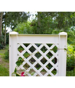 KHW Kunststoff-Pflanzkasten Mit Spalier, 43 X 43 X 140 Cm 19 KHW Kunststoff-Pflanzkasten Mit Spalier, 43 X 43 X 140 Cm -Ecopotos Geschaft 3913688 WE DE 007 KastenSpalier43weiss