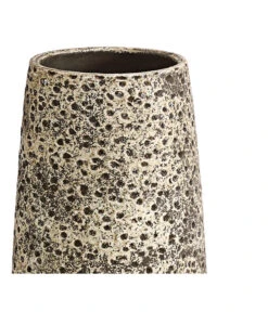 Dehner Keramik-Vase Stef, Rund, Braun, Ca. Ø16/H30 Cm -Ecopotos Geschaft 4084356 PR DE 001 TT1StefVaseBraun30DehnerExpressHerzig