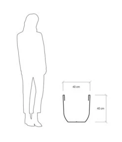 Farmet Kunststoff-Topf Orione Alto 8 Farmet Kunststoff-Topf Orione Alto -Ecopotos Geschaft 4108791 WE DE 004 ORIONEALTOHoherRunderPflanzkuebelDurchmesser40cm40cmhochSTEINBEIGE