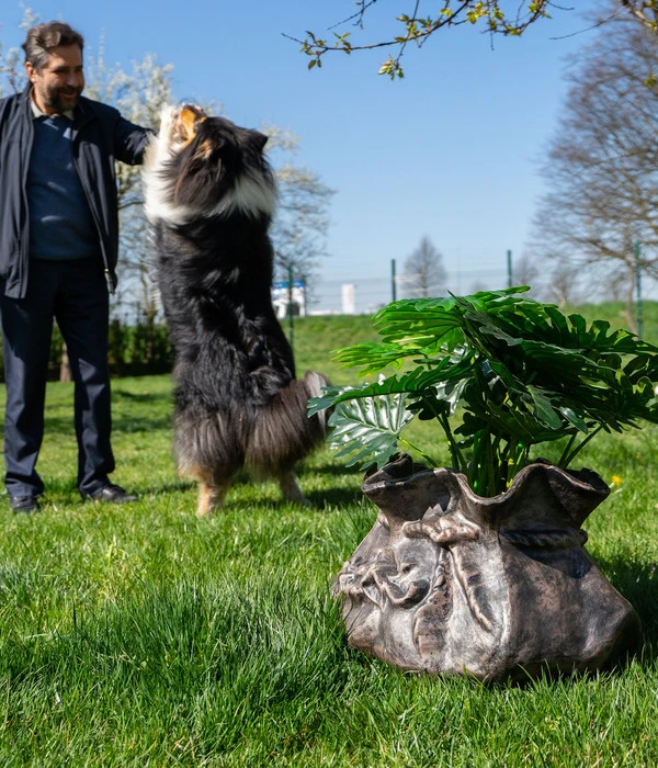 Roto Kunststoff-Pflanztopf Tasche, Grau, Ca. B58/H30/T49 Cm 4 Roto Kunststoff-Pflanztopf Tasche, Grau, Ca. B58/H30/T49 Cm – Bild 2