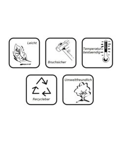 Farmet Kunststoff-Pflanzkübel Hydra 9 Farmet Kunststoff-Pflanzkübel Hydra -Ecopotos Geschaft 4177804 WE DE 005 WuerfelBo 43x43x43cmFLUORESZIEREND