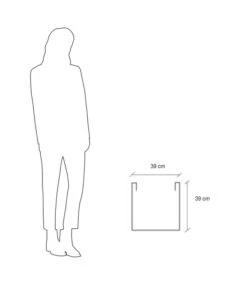 Farmet Kunststoff-Pflanzkübel Atlantis, Ca. B39/H39/T39 Cm -Ecopotos Geschaft 4181921 WE DE 004 ATLANTISPflanzkuebe39x39x39cmhochLILA