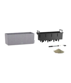 LECHUZA® Kunststoff-Kasten Balconera Stone -Ecopotos Geschaft 4318606 WE DE 001 LechuzaKunststoffBalkonkastenBalconeraStonePflanzkastenBlumenkasten