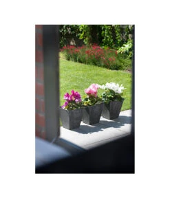 Artstone Kunststoff-Topf Ella -Ecopotos Geschaft 5369905 WE MO 004 ArtstoneKunststoffBlumentopfEllaeckig