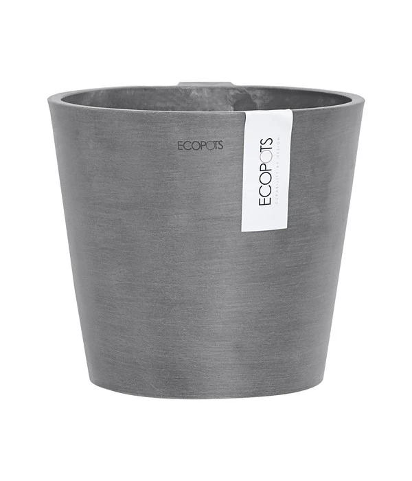 Ecopots Kunststoff-Topf Amsterdam Wall, Rund, Grau, Ca. Ø21,8/H17,5 Cm 3 Ecopots Kunststoff-Topf Amsterdam Wall, Rund, Grau, Ca. Ø21,8/H17,5 Cm