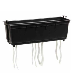 Siena Garden Kunststoff-Kasten Loire, Eckig, Grau, Ca. B56/H36,5/T19 Cm -Ecopotos Geschaft 6655500 WE DE 001 PflanzgefaessCraonGraphit