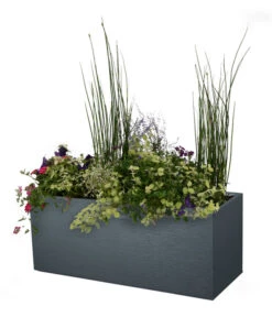 EDA-plastiques Kunststoff-Kasten Graphit, Anthrazit, Ca. B99,5/H43,5/T39,5 Cm 7 EDA-plastiques Kunststoff-Kasten Graphit, Anthrazit, Ca. B99,5/H43,5/T39,5 Cm -Ecopotos Geschaft 6763908 WE FS 002 PflanzkastenGrap100cm