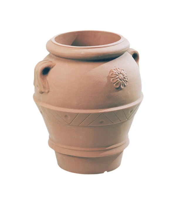 Farmet Kunststoff-Pflanzkrug, Rund, Terrakotta 3 Farmet Kunststoff-Pflanzkrug, Rund, Terrakotta