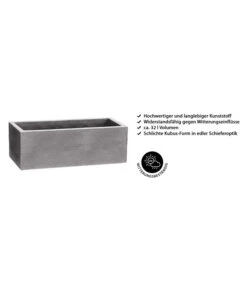 Dehner Kunststoff-Blumenkasten Palermo, Ca. B80/H27/T30 Cm -Ecopotos Geschaft 6917959 WE IG 001 DehnerKunststoffBlumenkastenPalermo