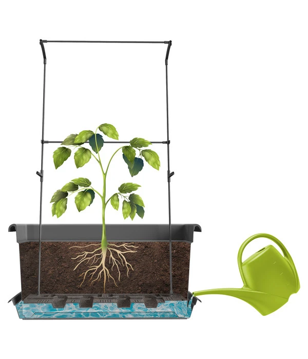 Magnus Kunststoff-Blumenkasten, Rechteckig. Ca. B98/H37/T38 Cm 10 Magnus Kunststoff-Blumenkasten, Rechteckig. Ca. B98/H37/T38 Cm – Bild 8