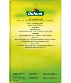 Zwetschge 'Presenta' -Ecopotos Geschaft 7729460 ZwetschePresenta Etikett 2